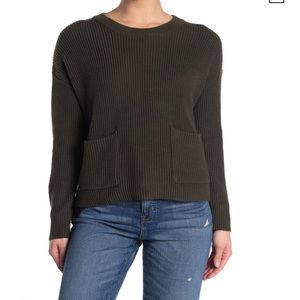 NWT Madewell Patch Pocket Pullover Sweater XL